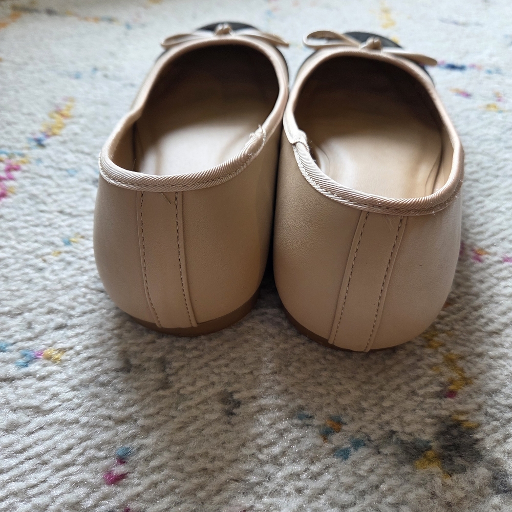 Torrid Women's Black and Tan Ballet Flats - Picture 3 of 5